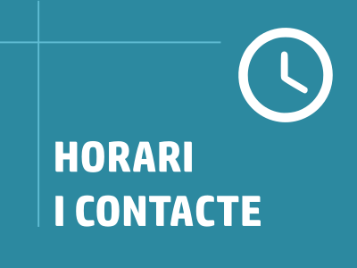 Enllaç Horari i contacte