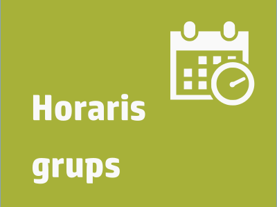 Enllaç Horaris grups