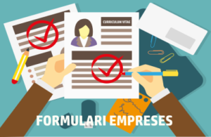 Formulari empreses